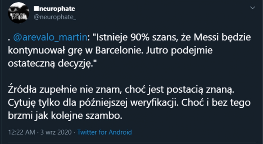 Aktualne SZANSE na pozostanie Messiego w Barcelonie